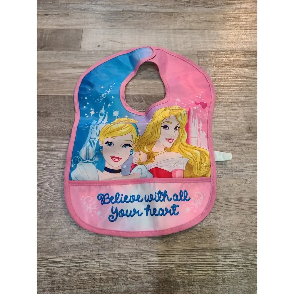 Disney baby princess bib
